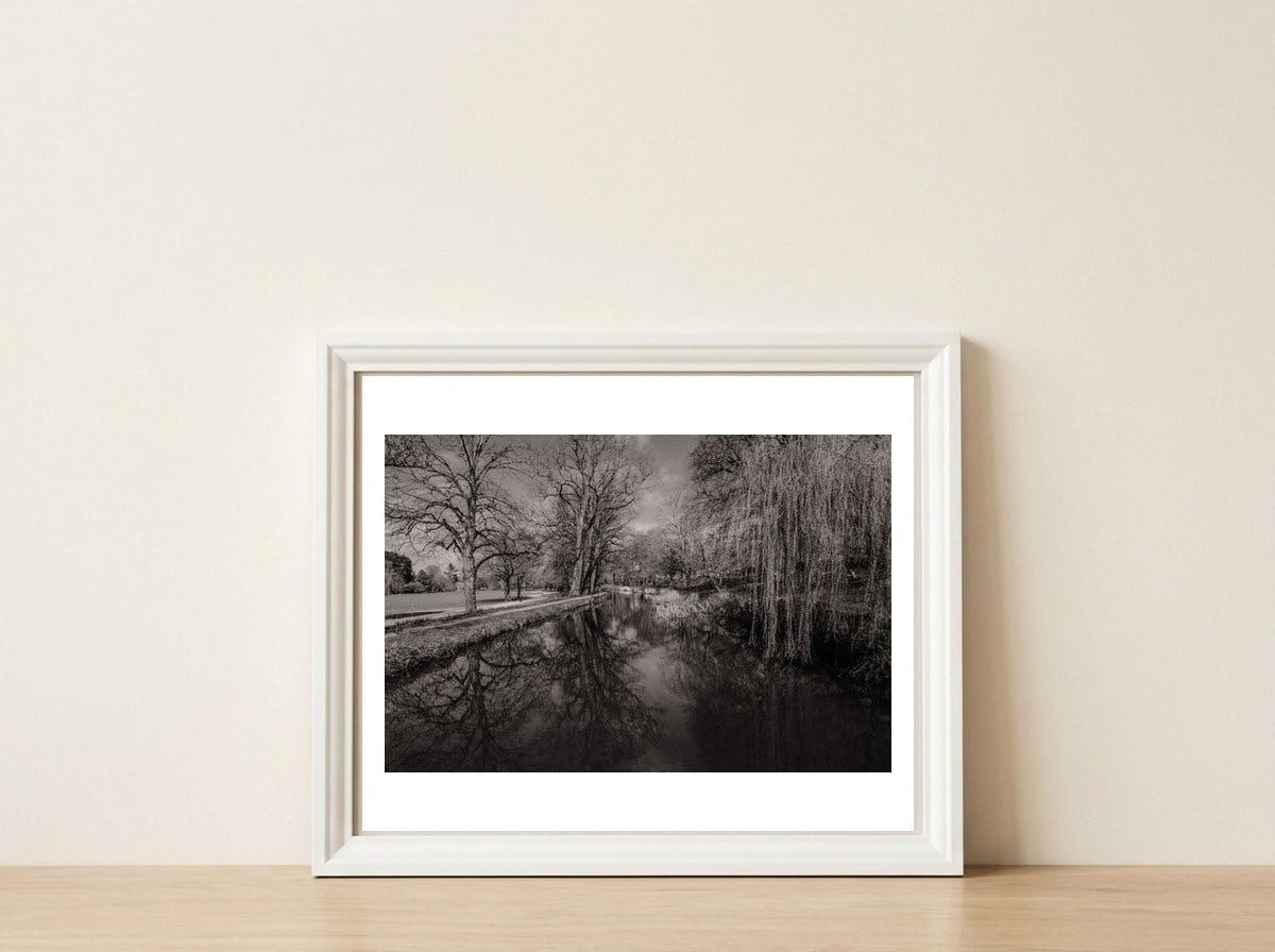 Bute Park, Cardiff — framed, leaning against the wall