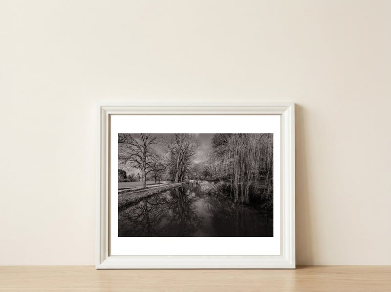 Bute Park, Cardiff — framed, leaning against the wall