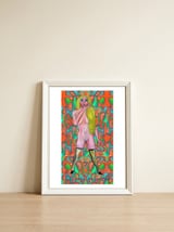 Chica Con Medias 2 Bb — framed, leaning against the wall thumbnail