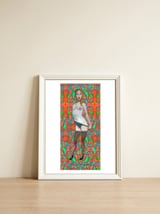 Chica Rosada — framed, leaning against the wall thumbnail