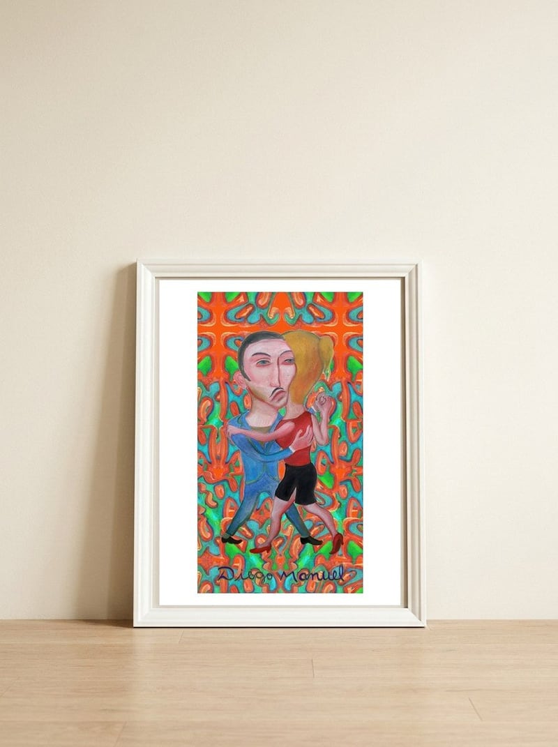 Salon De Tango 3 — framed, leaning against the wall
