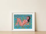 Chica 3c — framed, leaning against the wall thumbnail