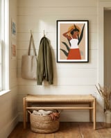 Indian Woman - Modern Boho framed in a relaxed room thumbnail