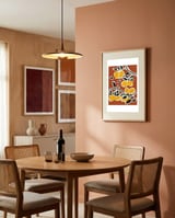 Lemon Tree Branches framed in a intimate room thumbnail