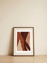 Skin Tones Women Diversity — framed, leaning against the wall thumbnail