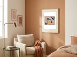 Depressed Sad Girl framed in a tender room thumbnail