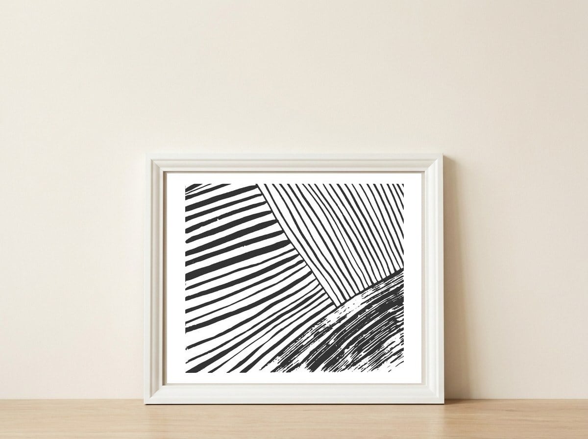ito 02 — framed, leaning against the wall