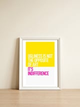 OPPOSITE OF ART — framed, leaning against the wall thumbnail
