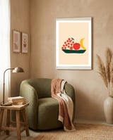 Abstract Modern Fruit framed in a tender room thumbnail