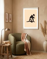 Female Body Shapes Fashion Print framed in a tender room thumbnail