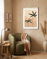 Bohemian Style Palm Spring framed in a tender room thumbnail