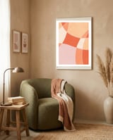Coral Tones framed in a tender room thumbnail