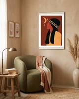 Indian Woman framed in a tender room thumbnail