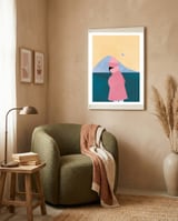 Nordic Girl framed in a tender room thumbnail