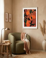 Terracotta Boho Lemon Tree framed in a tender room thumbnail