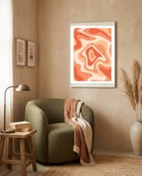 Retro Swirl framed in a tender room thumbnail