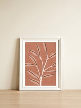 Mid Century Modern Plant — framed, leaning against the wall thumbnail