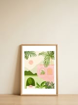 Mountain Villa — framed, leaning against the wall thumbnail