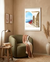 Solitude By The Sea, Tropical Travel Nature Architect framed in a tender room thumbnail