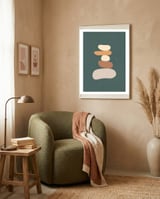 Balancing Stones framed in a tender room thumbnail