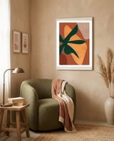 Abstract Bohemian Terracotta Plant framed in a tender room thumbnail