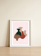 Contemporary Pottery — framed, leaning against the wall thumbnail