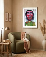 Che Guevara 4 framed in a tender room thumbnail