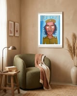 Che Guevara Y Corazones 2 B (2) framed in a tender room thumbnail