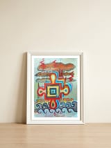 Cruz Del Amanecer — framed, leaning against the wall thumbnail