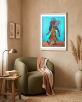 El Pintor 2021 framed in a tender room thumbnail