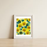 Sunflower — framed, leaning against the wall thumbnail