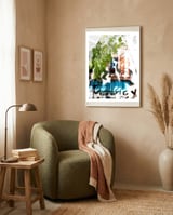 Letras Bons Ares 1 framed in a tender room thumbnail