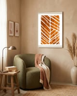 Botanicals Collection No5 framed in a tender room thumbnail