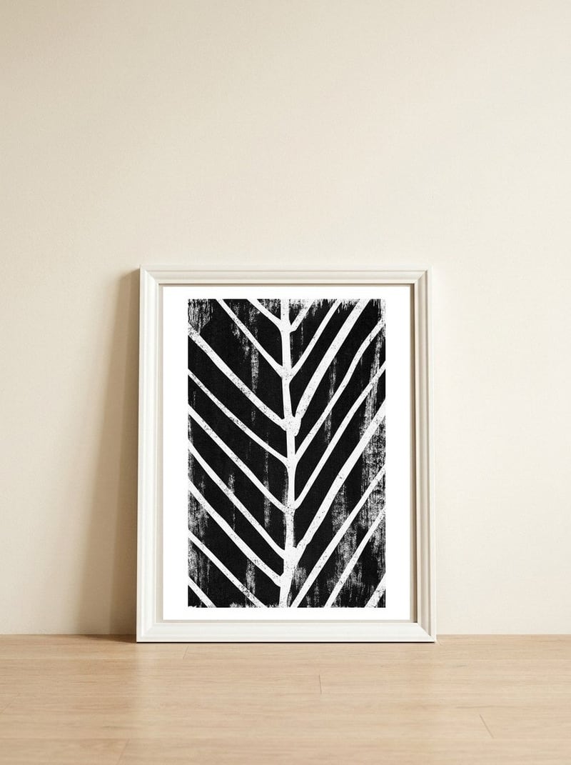 Botanicals Collection No8 — framed, leaning against the wall