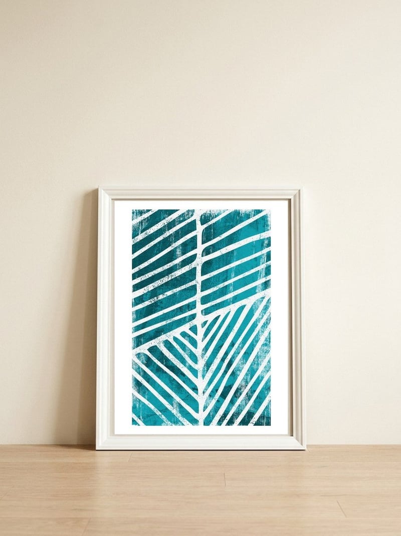 Botanicals Collection No4 — framed, leaning against the wall