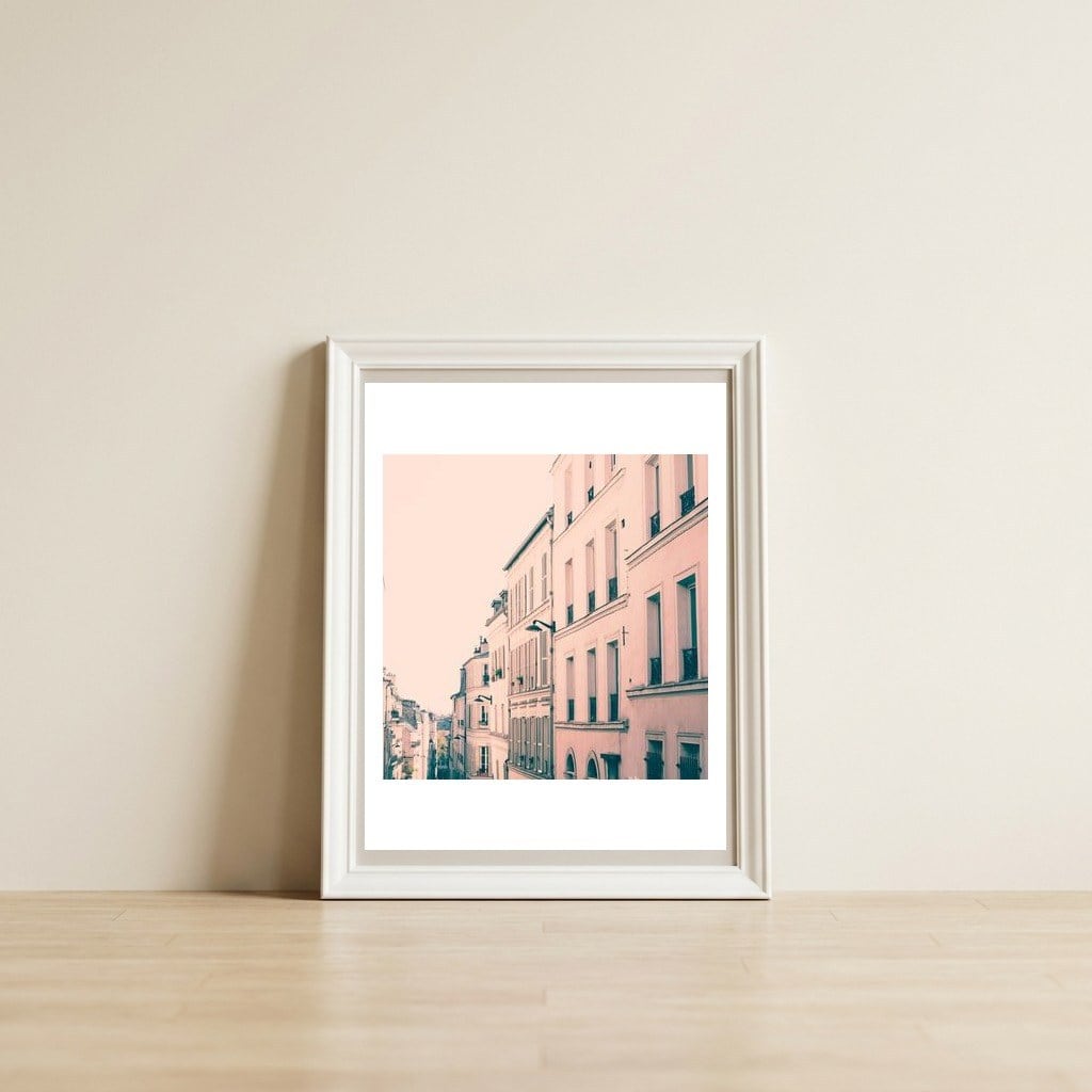 Montmartre, Paris — framed, leaning against the wall
