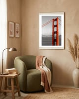 SAN FRANCISCO Golden Gate Bridge  framed in a tender room thumbnail