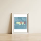 Axolotl — framed, leaning against the wall thumbnail