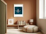 Bat framed in a gentle room thumbnail