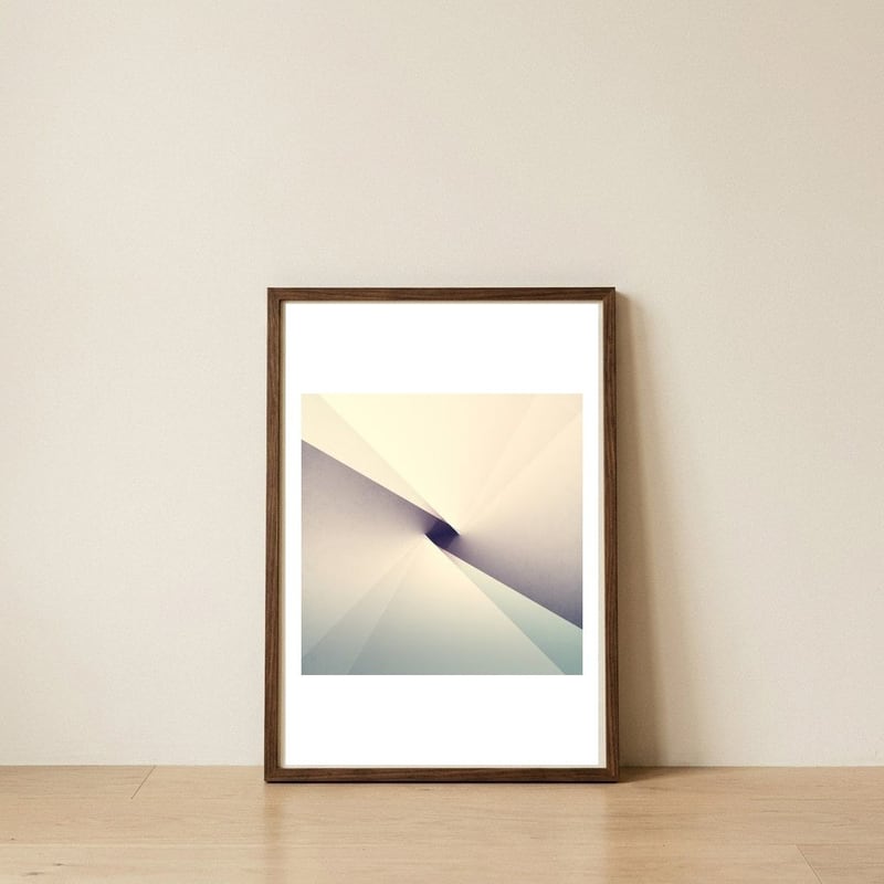 RAD IX — framed, leaning against the wall