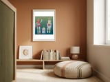 Retro Robots framed in a gentle room thumbnail