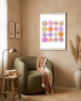 Sorbet Circles framed in a tender room thumbnail