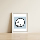 Cat Circle — framed, leaning against the wall thumbnail