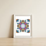 Kaleidoscope Series V1 — framed, leaning against the wall thumbnail