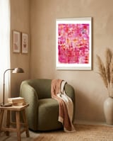 Pink Ink framed in a tender room thumbnail