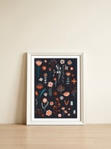 Flowers Of The Summer Dark — framed, leaning against the wall thumbnail