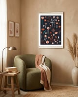 Flowers Of The Summer Dark framed in a tender room thumbnail