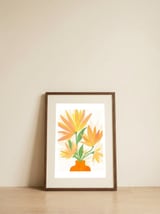 Sunflower Bouquet — framed, leaning against the wall thumbnail