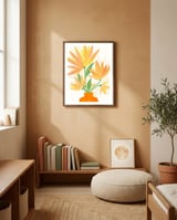 Sunflower Bouquet framed in a gentle room thumbnail