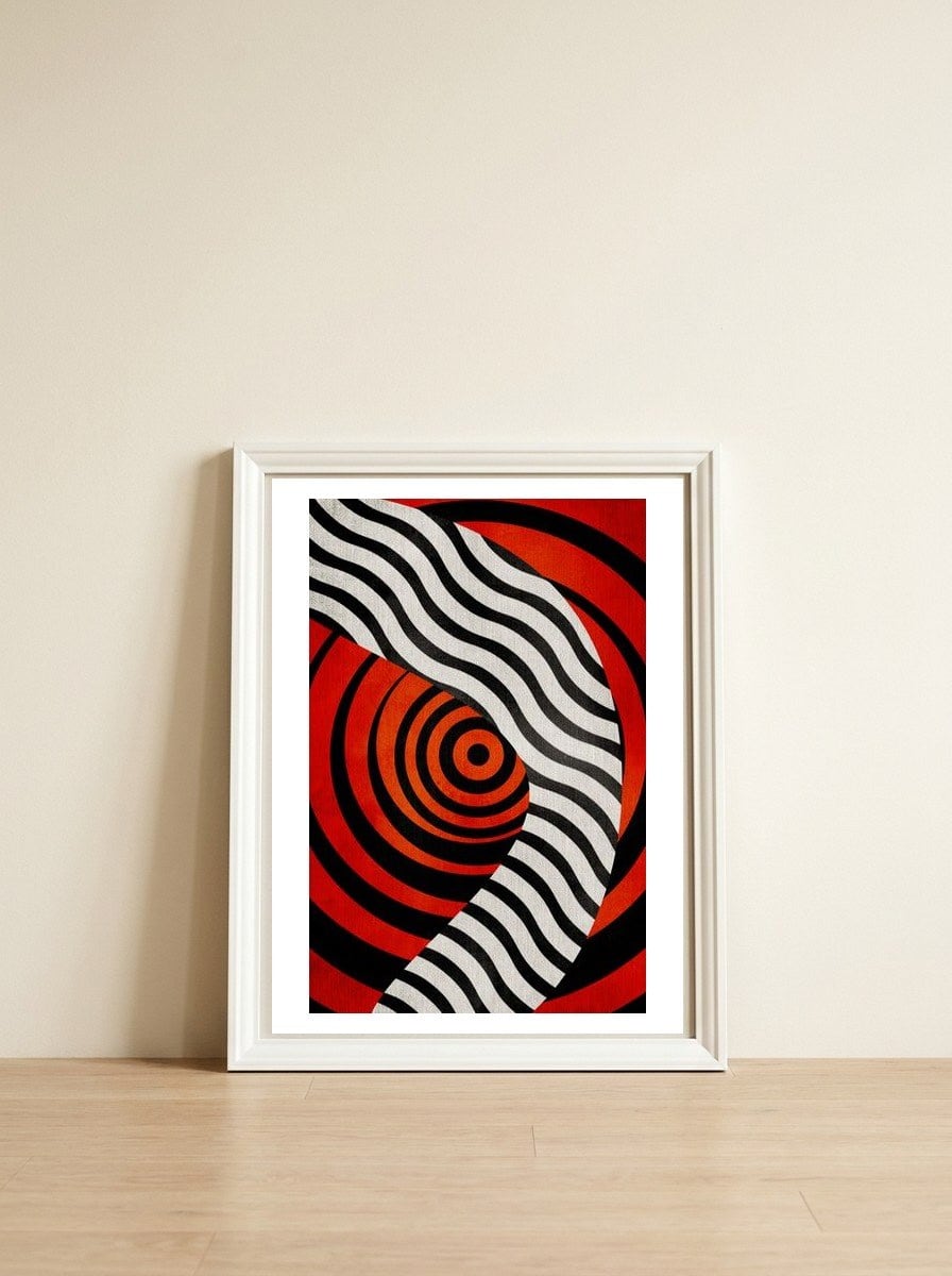 Fun#@ — framed, leaning against the wall